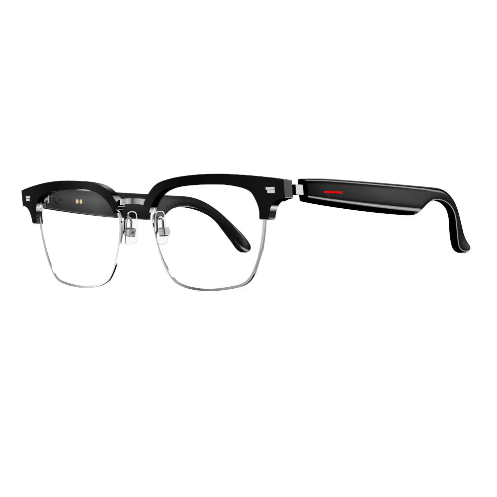 Smart Glasses with AI Navigation Listen Songs Bluetooth Call Voice Assistant Remote Camera Translate Language Smart Sunglasses