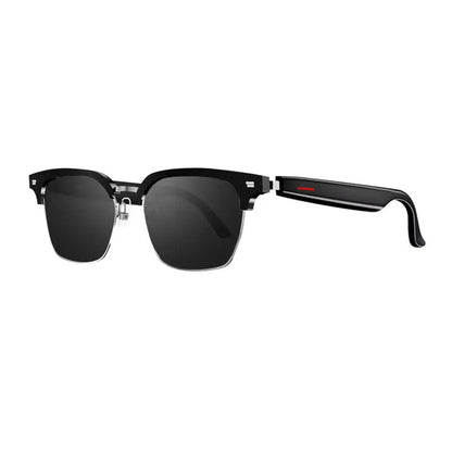 Smart Glasses with AI Navigation Listen Songs Bluetooth Call Voice Assistant Remote Camera Translate Language Smart Sunglasses